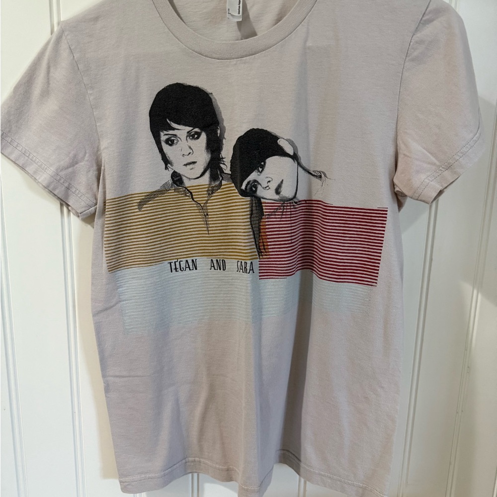 Tegan and Sara, American Apparel Graphic Tee, Sainthood tour 2010